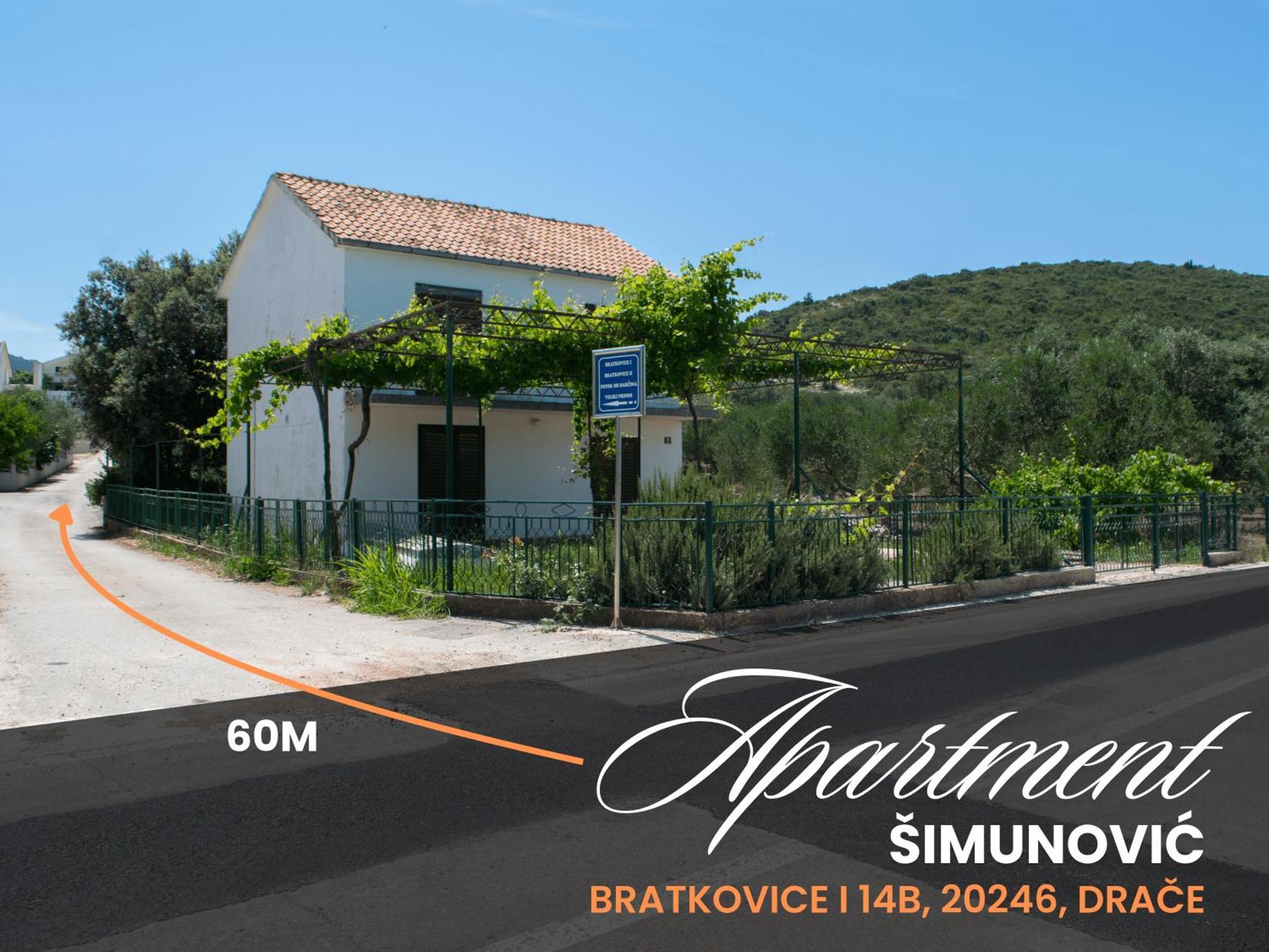 Apartment Simunovic Drače Esterno foto