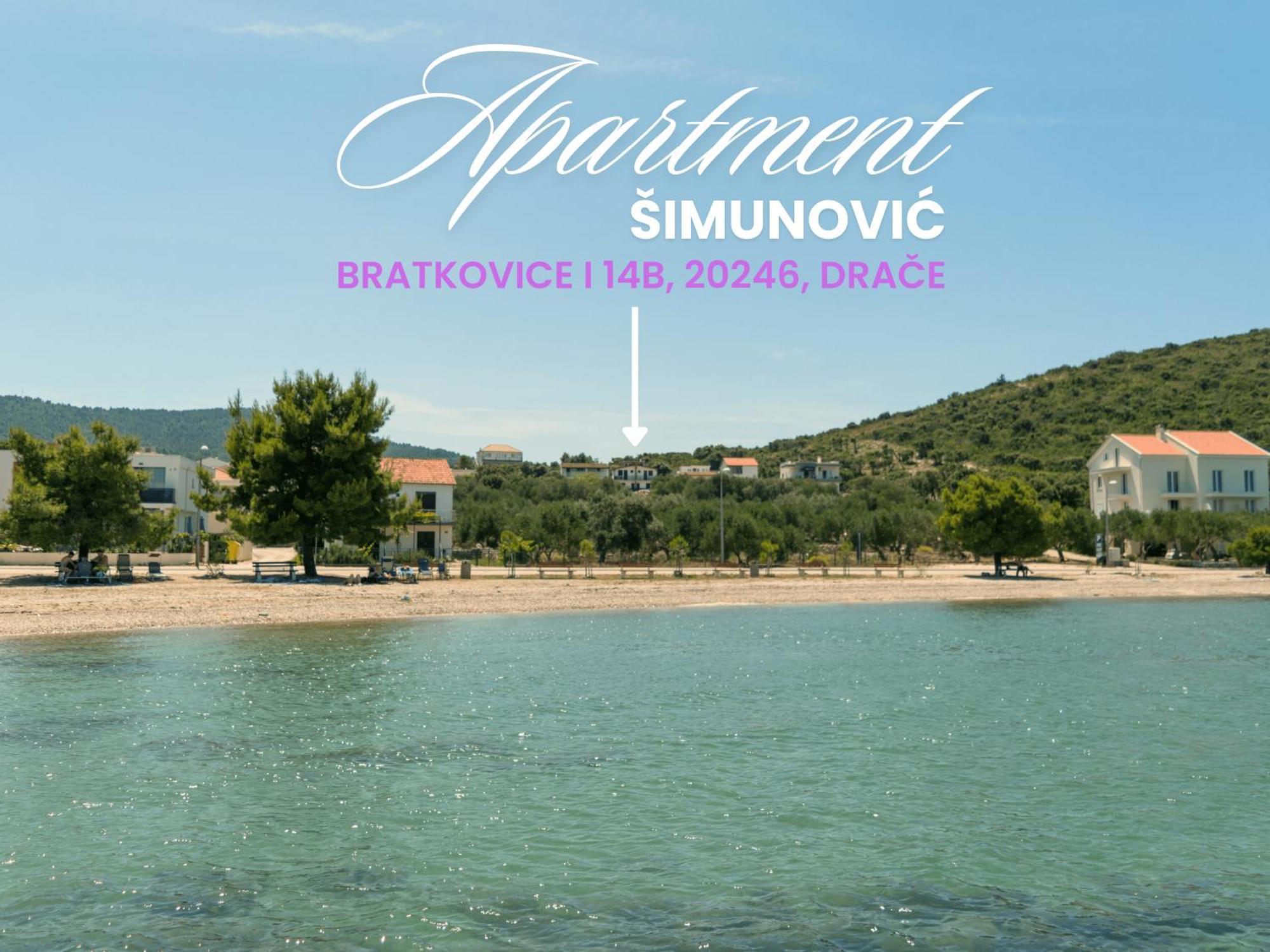 Apartment Simunovic Drače Esterno foto